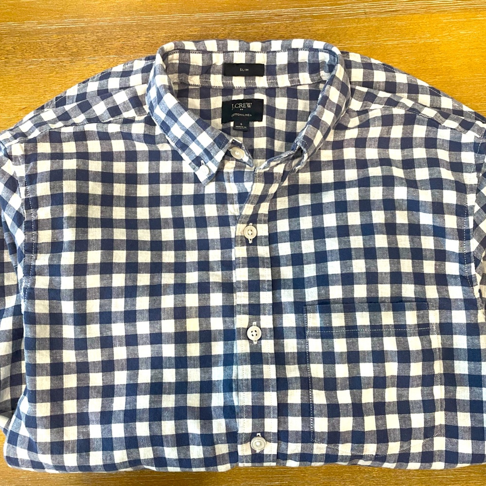 J. Crew Factory Long Sleeve Button Up Shirt (Slim)